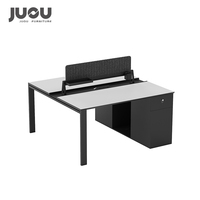 Poste de travail modulaire moderne avec cloison de séparation pour bureau, bureau de direction ergonomique avec cloison de séparation