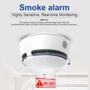 Détecteur <span class=keywords><strong>de</strong></span> <span class=keywords><strong>fumée</strong></span> intelligent Tuya WiFi, batterie au <span class=keywords><strong>lithium</strong></span> <span class=keywords><strong>de</strong></span> 10 ans, sans fil, photoélectrique, protection incendie, détecteur <span class=keywords><strong>de</strong></span> <span class=keywords><strong>fumée</strong></span> intelligent, vie intelligente - Product Image 3