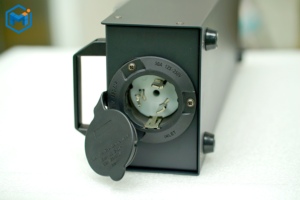 Boîte de distribution d'énergie électrique portable de petite taille US 50A, contrôleur d'éclairage de scène avec 12 prises Edison, distributeur d'énergie portable - Product Image 4