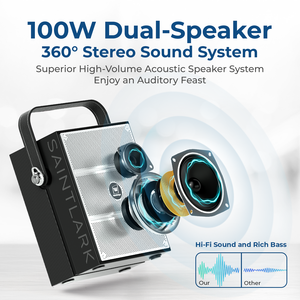 Winbridge S99 Wireless <b>Speaker</b> With Dual Handheld Microphone S99 <b>Speaker</b> S99 - Product Image 5