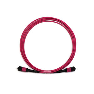 สายเคเบิลใยแก้วนำแสง 8 12 16 24 คอร์ OM3/OM4 MPO/MTP สำหรับ AI และเครือข่าย 5G สายแพทช์คอร์ดสำหรับอินเทอร์เน็ตและศูนย์ข้อมูล 5G ใยแก้วนำแสงแบบ SM/MM - Product Image 3