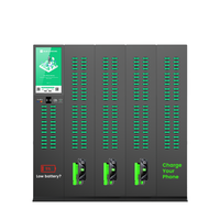 Distributeur automatique de chargeurs de téléphone portable à 216 ports avec système de point de vente intégré, NFC, partage de batterie externe, station de location de batterie externe