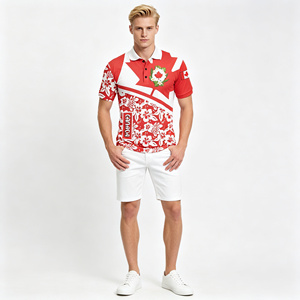 เสื้อโปโ<span class=keywords><strong>ล</strong></span>พิมพ์ลายดอก<span class=keywords><strong>ชบา</strong></span>ธงชาติแคนาดาสำหรับผู้ชาย <span class=keywords><strong>ล</strong></span>ายใบเมเปิ้<span class=keywords><strong>ล</strong></span> <span class=keywords><strong>ล</strong></span>ายทรอปิคอล แขนสั้น <span class=keywords><strong>ล</strong></span>ำลอง สำหรับเล่นกอ<span class=keywords><strong>ล</strong></span>์ฟ ชุดกีฬาแนวรักชาติ - Product Image 6