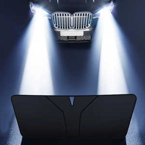 Pare-soleil pliable pour pare-brise de voiture, rideau de fenêtre avant, protection solaire réfléchissante UV pour l'été, pare-soleil pour pare-brise de voiture - Product Image 3