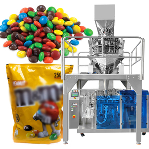 Machine d'emballage multifonctionnelle pour granulés alimentaires en doypack, idéale pour les pépites de chocolat et les boulettes de fromage en sachets stand-up - Product Image 1