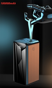 Banco de Energía de Alta Capacidad 100000mAh con Batería de Litio-Polímero y Cuatro Puertos USB, Cargador Rápido para Teléfono Móvil - Product Image 5