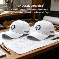 Gorra de Mezclilla Lisa al por Mayor, Gorra de Mezclilla de Dos Tonos con Visera Curva, Se Puede Personalizar con Logotipo Bordado, MOQ Bajo, Estilo Camionero