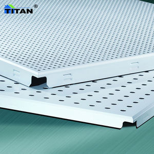 <span class=keywords><strong>Plafond</strong></span> suspendu perforé en aluminium 60x60, panneaux de <span class=keywords><strong>plafond</strong></span> en métal ondulé, panneaux de <span class=keywords><strong>plafond</strong></span> en aluminium <span class=keywords><strong>600x600</strong></span> - Product Image 1