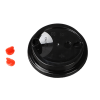 20 oz 600ml Logo réutilisable imprimé design simple paroi PP tasse dôme couvercle paille pour Boba bulle lait thé café crème glacée