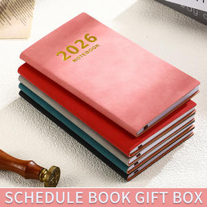 Agenda 2026 en Inglés, 365 Días, Planificador Diario de Gestión del Tiempo, Cuaderno de Bolsillo Ecológico con Tapa Dura de Cuero, Promocional - Product Image 3