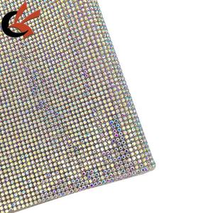 ขายส่ง24*40เซนติเมตร SS6<span class=keywords><strong>ส</strong></span>ีแก้วคริ<span class=keywords><strong>ส</strong></span>ตัลร้อนแก้ไข Rhinestone ตาข่าย<span class=keywords><strong>แผ่น</strong></span> - Product Image 2