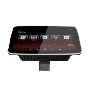 Venda Quente Monitor de assento traseiro Android inteligente para automóvel, luz ambiente HDMI em 4K 1080P, link de vídeo, reprodutor de encosto de cabeça, 10.1 polegadas, inteligente