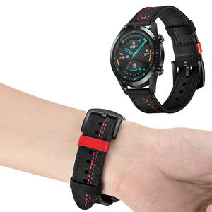 <span class=keywords><strong>Bracelet</strong></span> en cuir véritable 20mm 22mm pour <span class=keywords><strong>Samsung</strong></span> Galaxy <span class=keywords><strong>Bracelet</strong></span> de montre Active <span class=keywords><strong>2</strong></span> <span class=keywords><strong>Gear</strong></span> S2 S3 42mm 46mm, <span class=keywords><strong>Bracelet</strong></span> pour Huawei Watch GT <span class=keywords><strong>2</strong></span> - Product Image 6