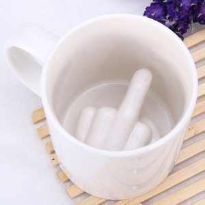 Creative Design <strong>Middle</strong> <strong>Finger</strong> <strong>Mug</strong> Sublank 11oz Sublimation White Beer <strong>Mug</strong> Custom Coffee <strong>Mugs</strong> - Product Image 6