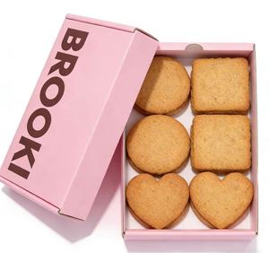 Emballage de boulangerie pour biscuits avec logo personnalisé imprimé sur boîte en papier - Product Image 2