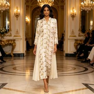 Vestidos <span class=keywords><strong>de</strong></span> Fiesta Islámicos <span class=keywords><strong>de</strong></span> Lujo 2026, Bordados con Cuentas, Manga Larga, Cintura Ajustable, Abaya Musulmana <span class=keywords><strong>de</strong></span> Dubái, Vestido <span class=keywords><strong>de</strong></span> Noche para Mujeres, Eid - Product Image 2