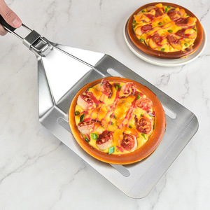 <span class=keywords><strong>Pala</strong></span> para Pizza Perforada Ligera, Más Vendida, con Mango Largo para Cocinar al Aire Libre - Product Image 5