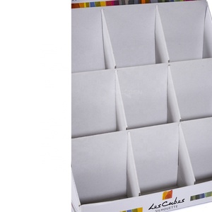 Custom Food Promotion POS Cardboard <b>Counter</b> Top Retail Display Rack With Pockets for Snacks - Product Image 6