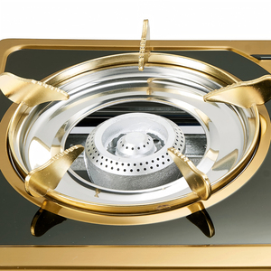 Kiểu dáng đẹp thiết kế hiện đại màu thép bề mặt khí đôi Burner bếp bảng Top Bếp gas đôi Burners bếp gas - Product Image 2