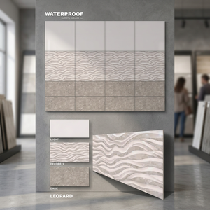 Vente en gros de carreaux muraux numériques en céramique brillante de 12x24 pouces 300x600mm 30x60cm finition émaillée d'approvisionnement d'usine imitant la brique réfractaire de Hall - Product Image 3