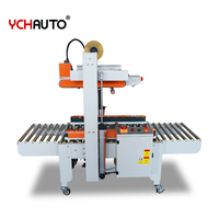 Machines de scellage automatique de cartons pour boîtes TV, scelleuse à ruban adhésif, machine d'emballage de cartons de bouteilles d'eau avec CE