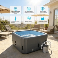 Bain de spa gonflable pour cour extérieure, piscine pour bébé domestique, personnalisation pour la baignade parent-enfant