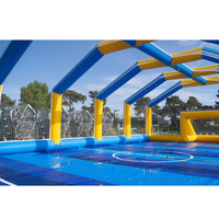 Structure de terrain de sport gonflable en PVC pour l'extérieur, tente de football gonflable, structure de tente de terrain de soccer gonflable, terrain de tennis, stade sportif