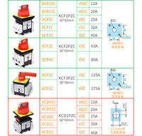 Nouvel ensemble de disjoncteurs Schneider TeSys VARIO V6C+KCF3PZC VCF6C, interrupteur d'isolement Schneider