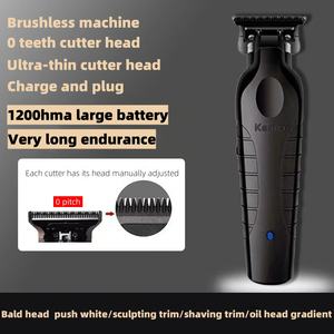 Máquina de <span class=keywords><strong>corte</strong></span> de pelo, recortadora de grafito negro dorado para hombres, recortadora Gtx, recortadora de peluquero Zero Gap, recortadora sin escobillas, afeitadora recargable - Product Image 3