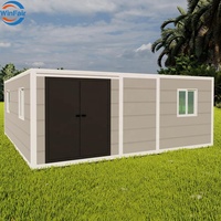 WinFair Bon Prix Préfabriqué Petites Maisons Préfabriquées Resort Pliant Moderne Modulaire 20 pieds Extensible Conteneur Maison Pliable