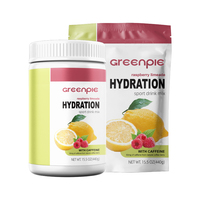 Greenpie Drink Electralytes acides aminés extrait de thé vert boisson énergisante soutien immunitaire avec Caffine