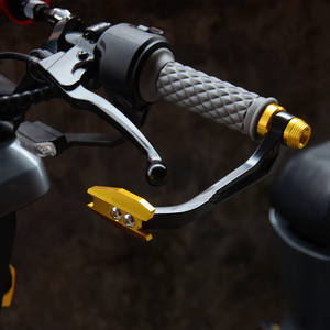 Protège-mains et leviers de frein/embrayage fixes et épaissis pour moto, en alliage d'aluminium, avec protection anti-chute par transfert d'eau - Product Image 4