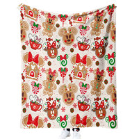 Manta de Franela Suave con Estampado Navideño para Cama, Sofá o Sillón, Regalos para Decoración Navideña del Hogar, Mantas Cálidas y Acogedoras