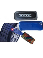 Winnix Gamme de 1.5 mètres Étiquette de jante RFID UHF passive montée en surface en caoutchouc pour le suivi des pneus de camion