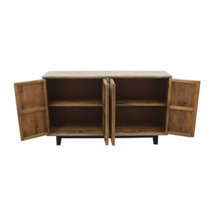 Buffet en bois massif de luxe avec plusieurs compartiments de rangement, meuble de salle à manger moderne au design élégant - Product Image 3