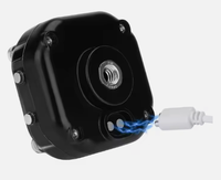 Kit Sensor Tekanan Ban Sepeda Motor Eksternal Digital LCD Nirkabel 433MHz TPMS Bahan Plastik Pengisi Ban Sepeda