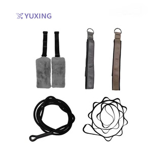 Banda Elástica Ajustable para Ejercicios <span class=keywords><strong>con</strong></span> Doble Asa y Múltiples Lazos, Correa para Estiramiento de Pies, Accesorios para <span class=keywords><strong>Pilates</strong></span> y Yoga - Product Image 1