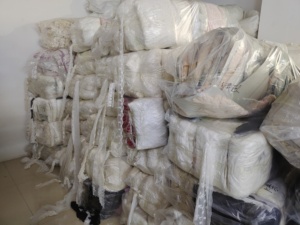 Dentelle en coton 100% en gros, prix au kg, dentelle beige de 15 cm, maille florale brodée, dentelle douce pour la peau, pour robe, en <span class=keywords><strong>solde</strong></span> - Product Image 4