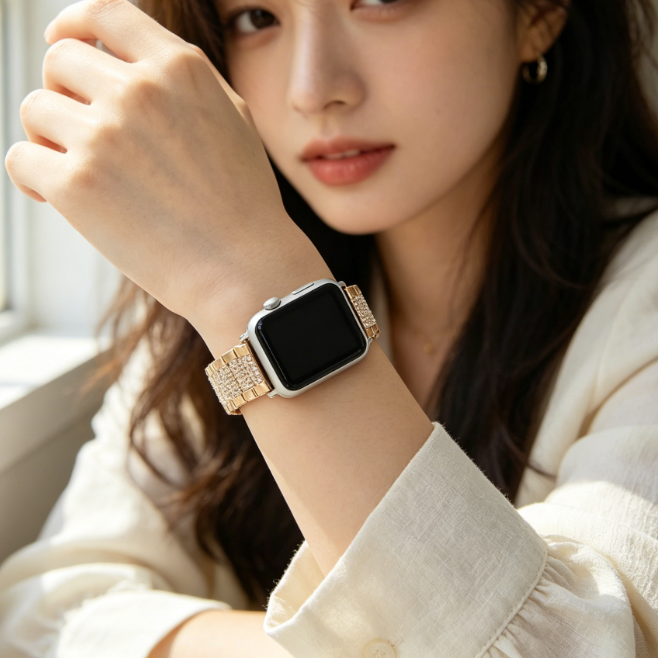 Women s Luxury Smartwatch Strap Breathable
