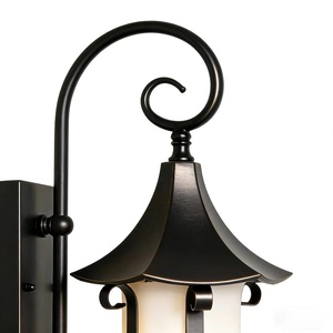 Lámpara de Pared para Exteriores de Alta Calidad, Estilo Retro, para Jardín, Patio, Iluminación LED - Product Image 2