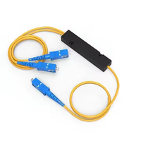 Splitter Optik PLC FBT 1x2 Kelas Telekomunikasi |   Konektor SC/UPC untuk Jaringan FTTH/PON dengan Kerugian Rendah dan Stabilitas Tinggi