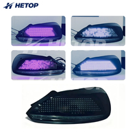 HETOP für Scirocco Upgrade 2008-2017 Rückleuchten Spezielle Angepasste RGB-Farbe Autolampe Digitale Rückleuchte Heckleuchten DRL für VW