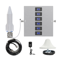 Amplificador Repetidor de Señal de Teléfono Celular GSM de 6 Bandas 2G 3G 4G, Kit Completo de Amplificador de Señal con Bandas B28 B20 B8 B3 B1 B7