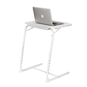 Draagbare Multifunctionele Opvouwbare Computer Lifting Tafel Bjflamingo Verstelbare Hoogte Plastic Laptop Bureau Met Bekerhouder