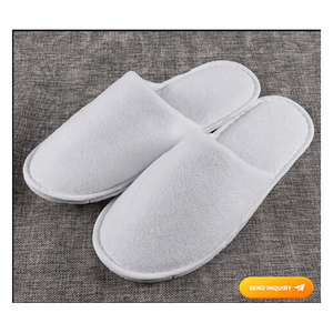 Pantofole Unisex Monouso di Lusso in Pile Corallo Eco-Friendly con Suola Antiscivolo - Campione Gratuito per <span class=keywords><strong>Hotel</strong></span>, Spa e Centri Benessere (Vendita all'Ingrosso) - Product Image 2