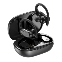 Écouteurs sans fil à clip d'oreille avec annulation active du bruit (ANC), design semi intra-auriculaire de haute qualité, étanchéité IPX-6, contrôle tactile 5.4