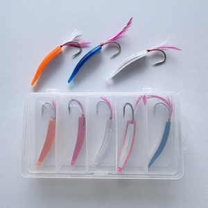 Nuevos Señuelos de <span class=keywords><strong>Pesca</strong></span> de Arrastre de 8 Piezas/caja, Señuelos de <span class=keywords><strong>Pesca</strong></span> Tipo Cuchara de 60mm y 80mm para Agua Salada, Kits de Señuelos de <span class=keywords><strong>Pesca</strong></span> de Lucio Realistas en 3D - Product Image 5