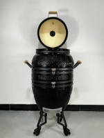 KIMSTONE Nouveau design Four Tandoori à charnière de 21 pouces Pot en argile Tandoori Grill Poulet Fumoir Machine Grill Extérieur Cuisine