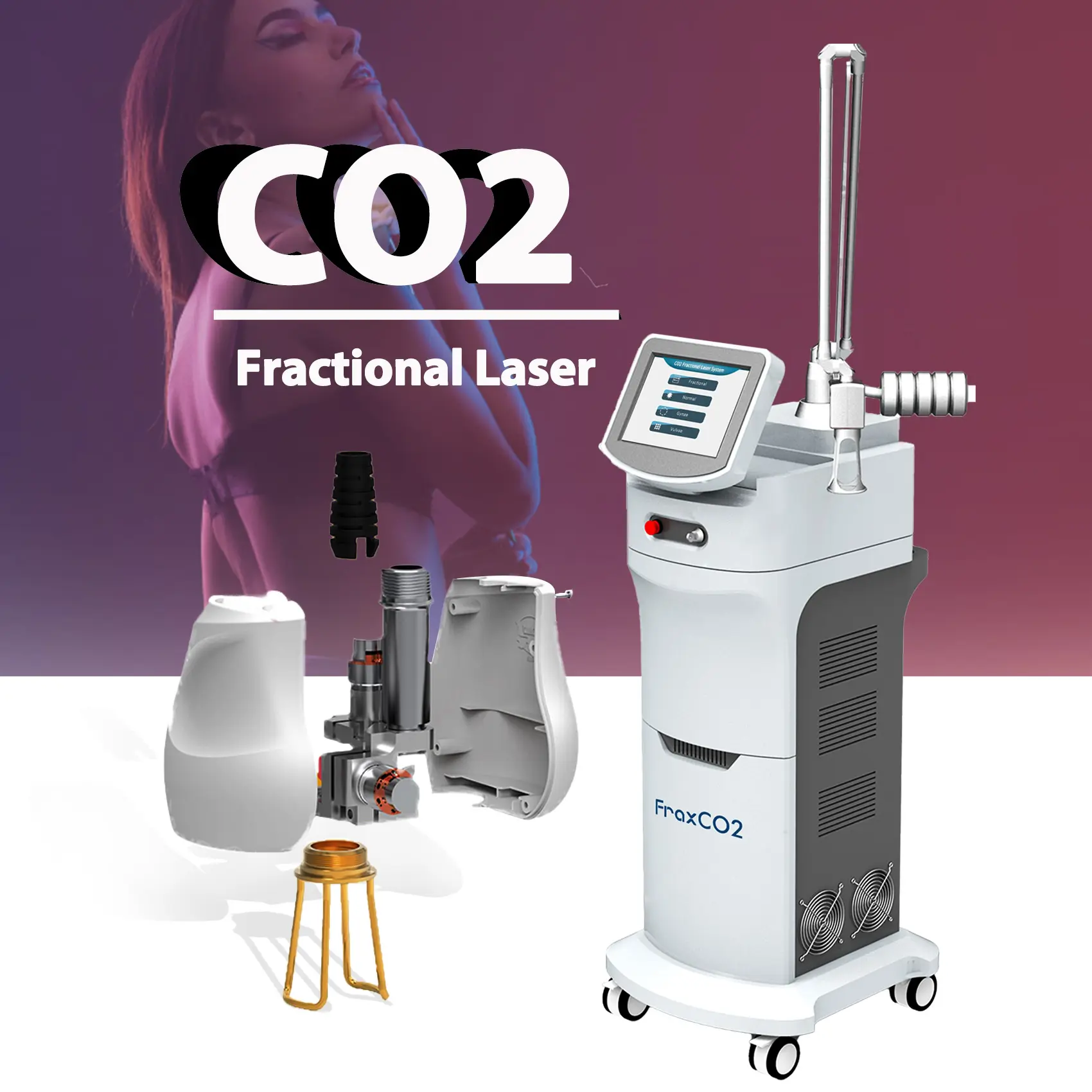 Winkonlaser Ce Fractionele Co2 Laser Litteken Verwijdering Machine Huidverstrakking Fractionele Co2 Laser Machine