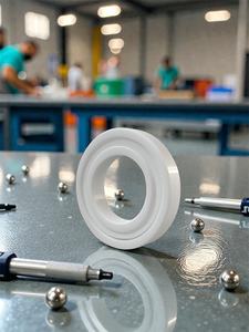 Rodamiento Cerámico <span class=keywords><strong>de</strong></span> Zirconio (ZrO2) 6910, 50x72x12mm, Sección Delgada, No Magnético, Aislado, para Semiconductores, MRI, Vacío, Química, Articulaciones <span class=keywords><strong>de</strong></span> Robots - Product Image 3